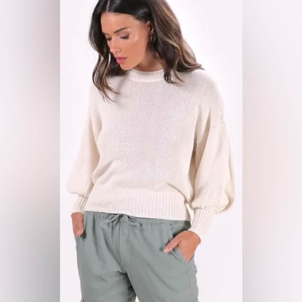 NSF Cotton Cashmere Knit Sweater
